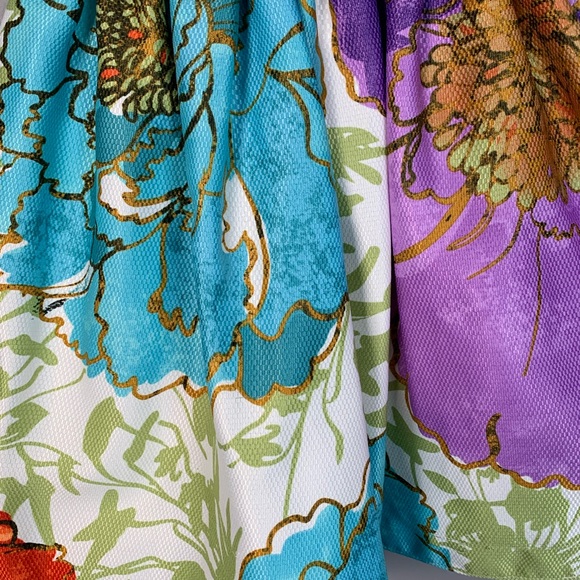 Dorissa "Powerscourt Gardens" Dress - turquoise/purple, 5 and size 4 - Picture 4 of 7